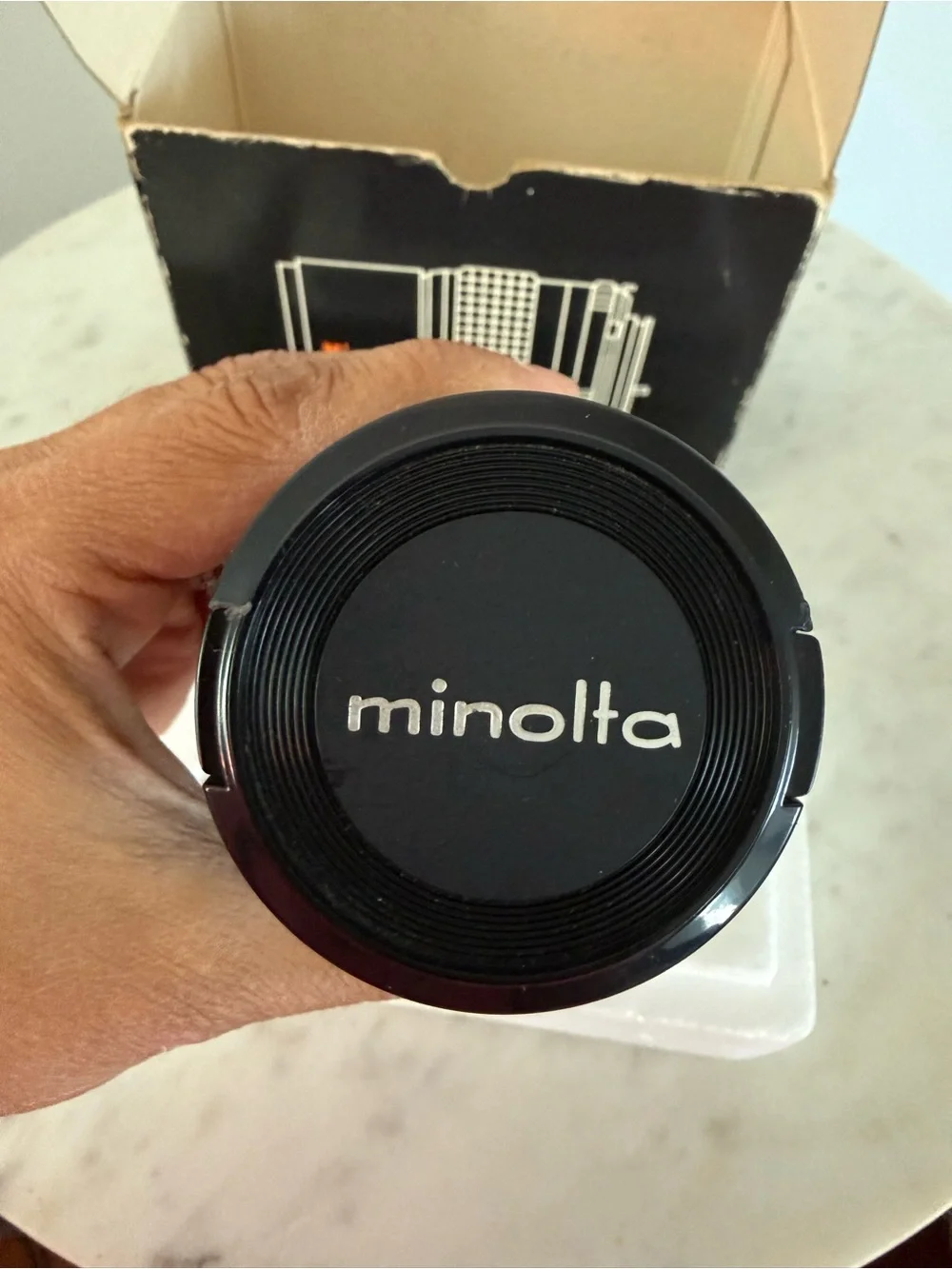 Minolta MD Tele Rokkor-X 135mm f2.8 Manual Focus Lens Japan Original Box As Is